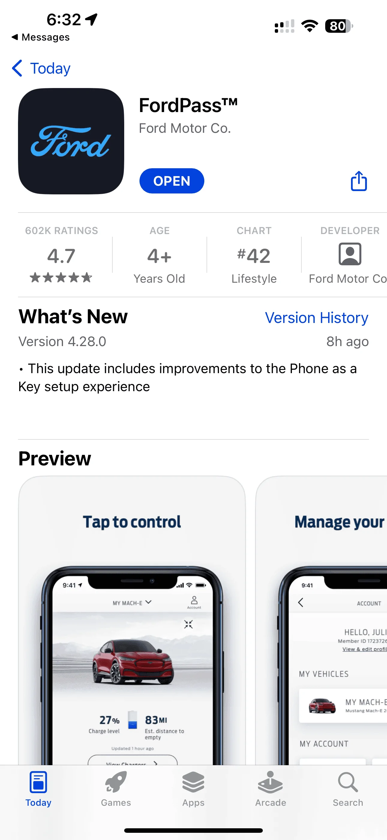 Ford F-150 Ford Pass App Update IMG_3398