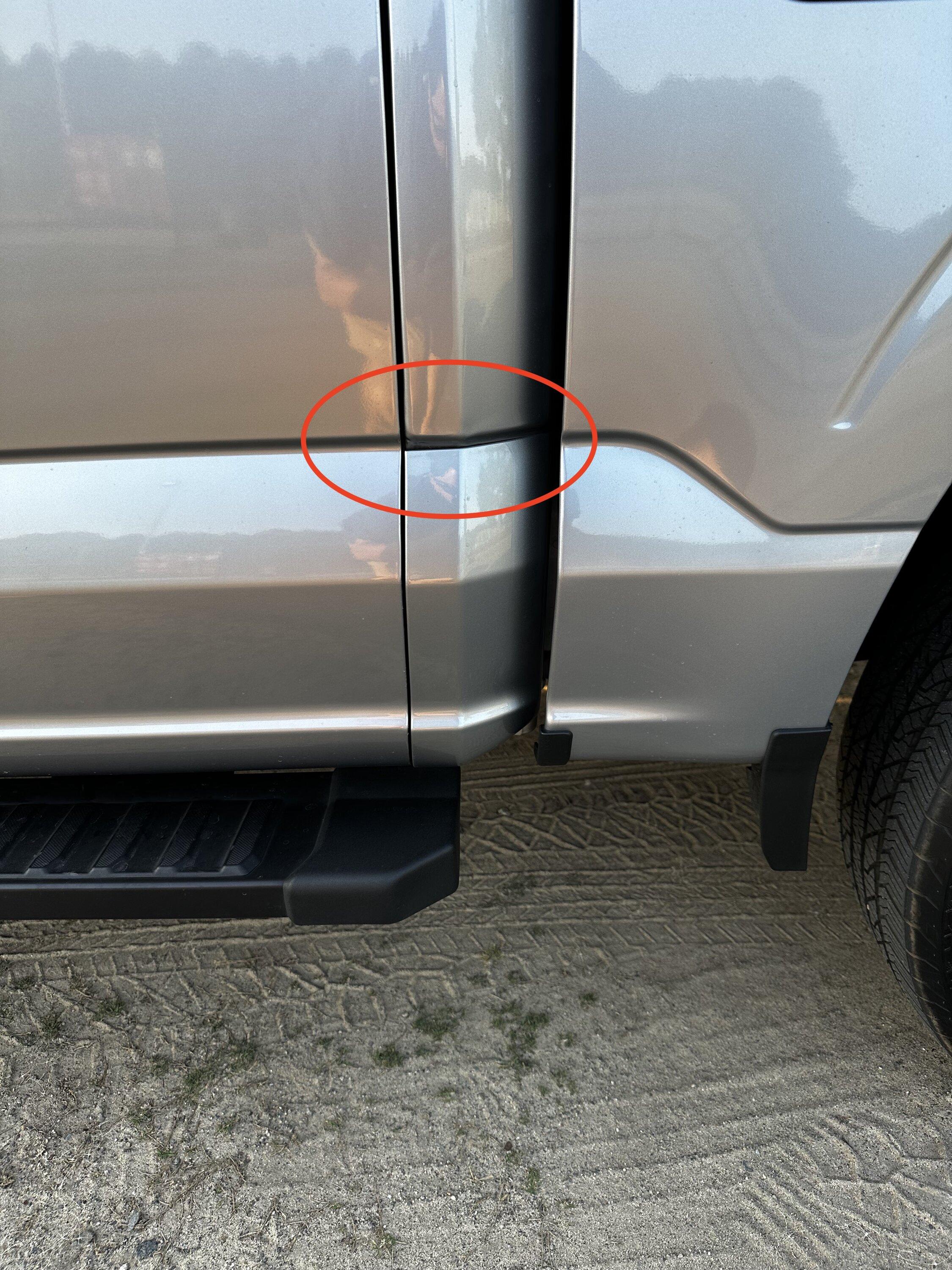 Ford F-150 2021 Cab Corners need adjustment? IMG_3429