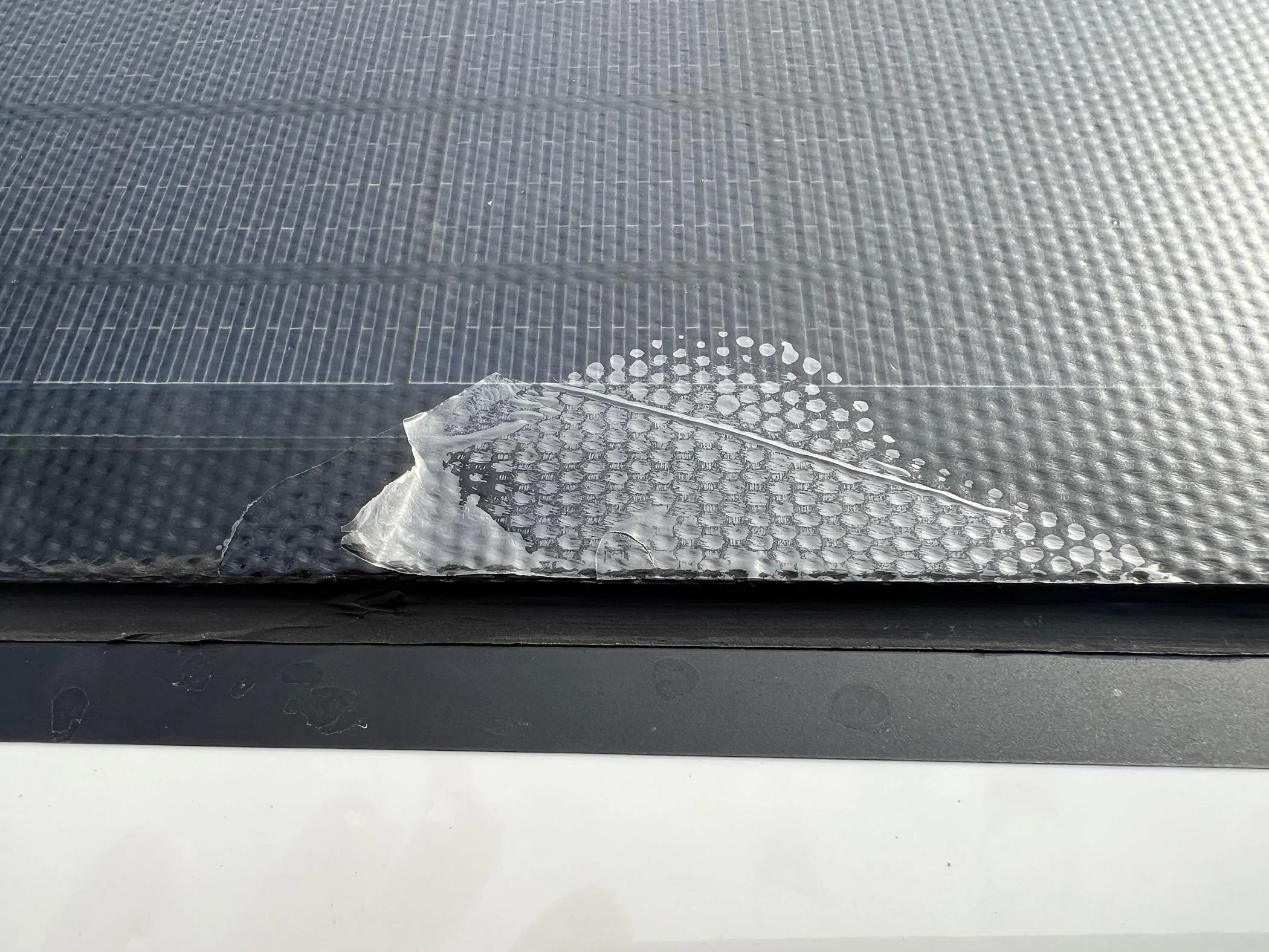 Ford F-150 LensunSolar Hood Solar Panel F-150 Powerboost BAP/Tremor Hood Installation IMG_3460