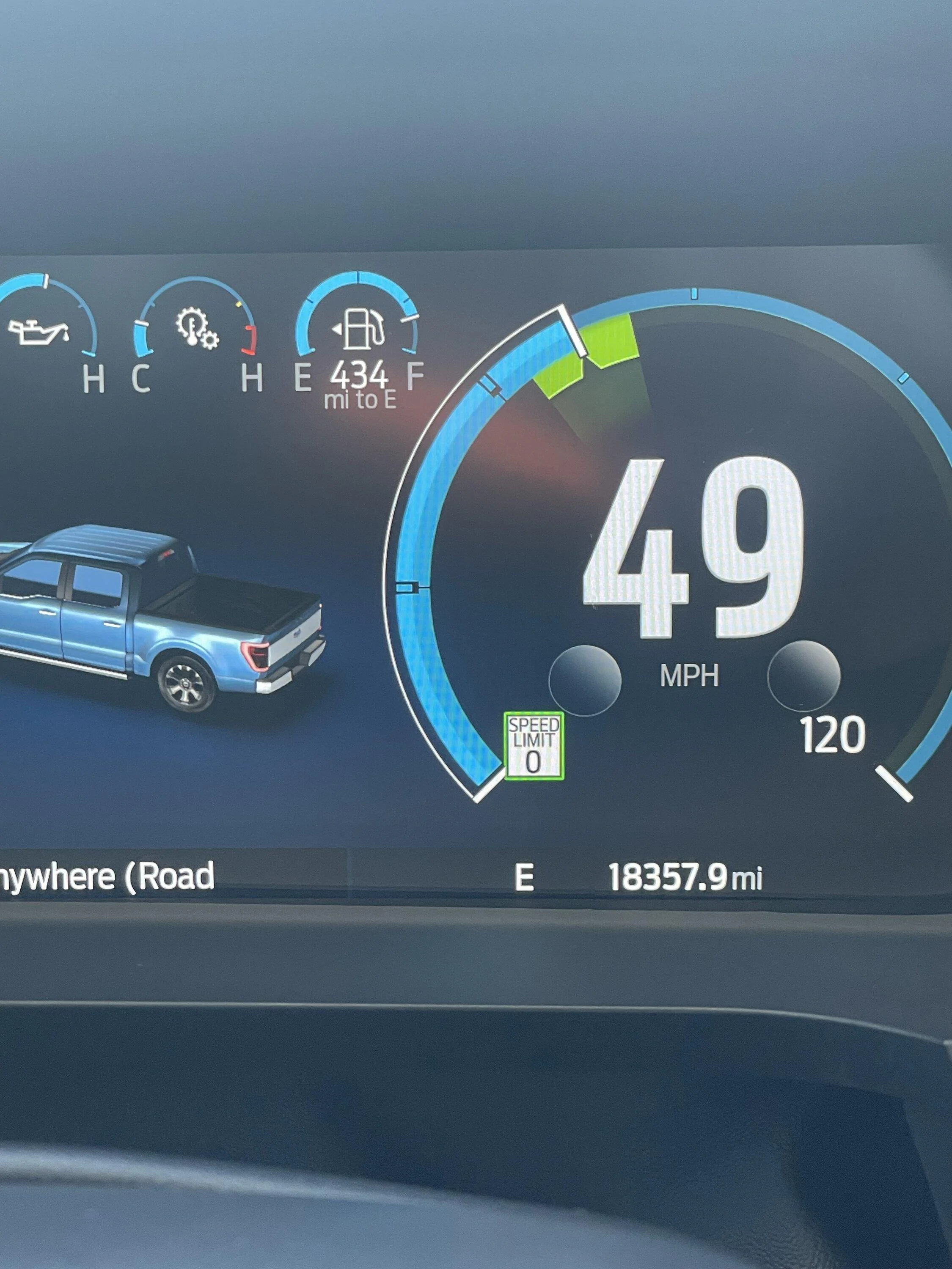 Ford F-150 Odd Bubble on Speedo 502A IMG_3502