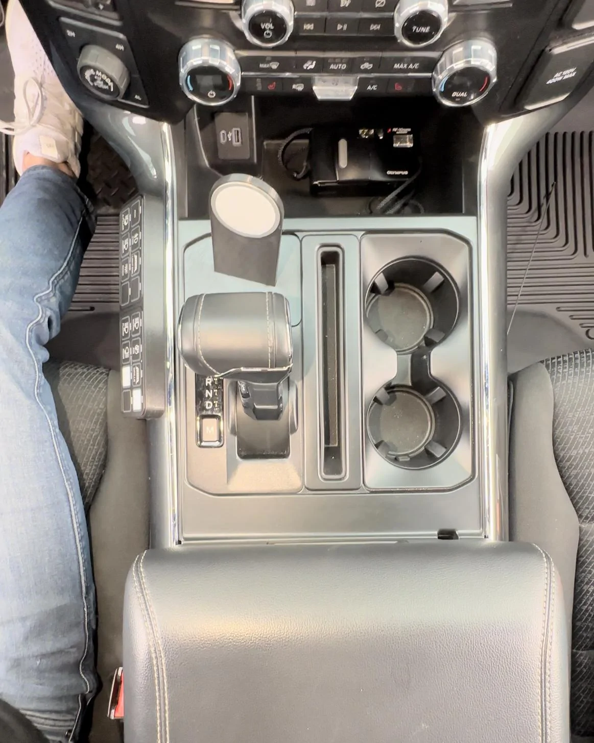 Ford F-150 Shifter Recess Phone Mount IMG_3536