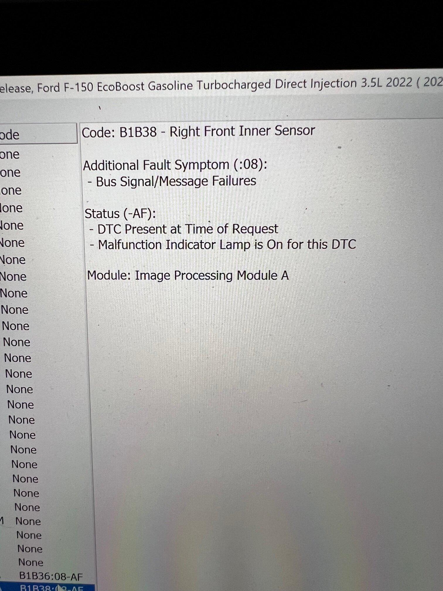 Ford F-150 Adding Forward Sensing System - 2021 King Ranch w/601A IMG_3605