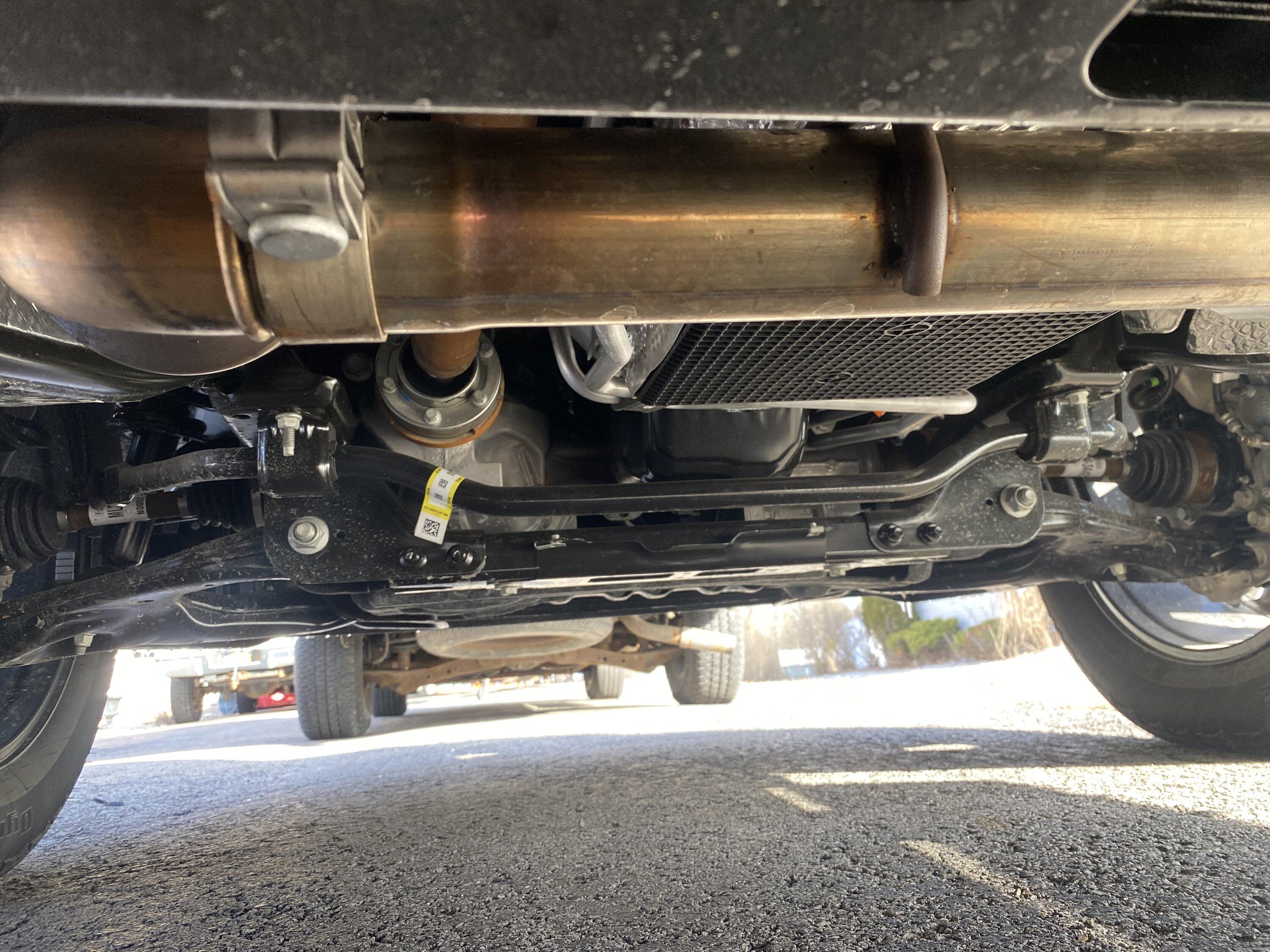 Ford F-150 Underbody cover falling off at 36,198 miles IMG_3616