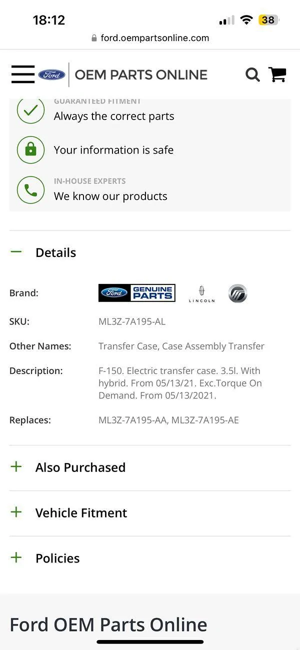 Ford F-150 Transfer case IMG_3776