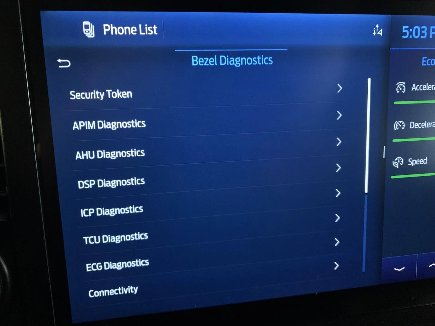 Ford F-150 Sync Bezel Diagnostics IMG_3834