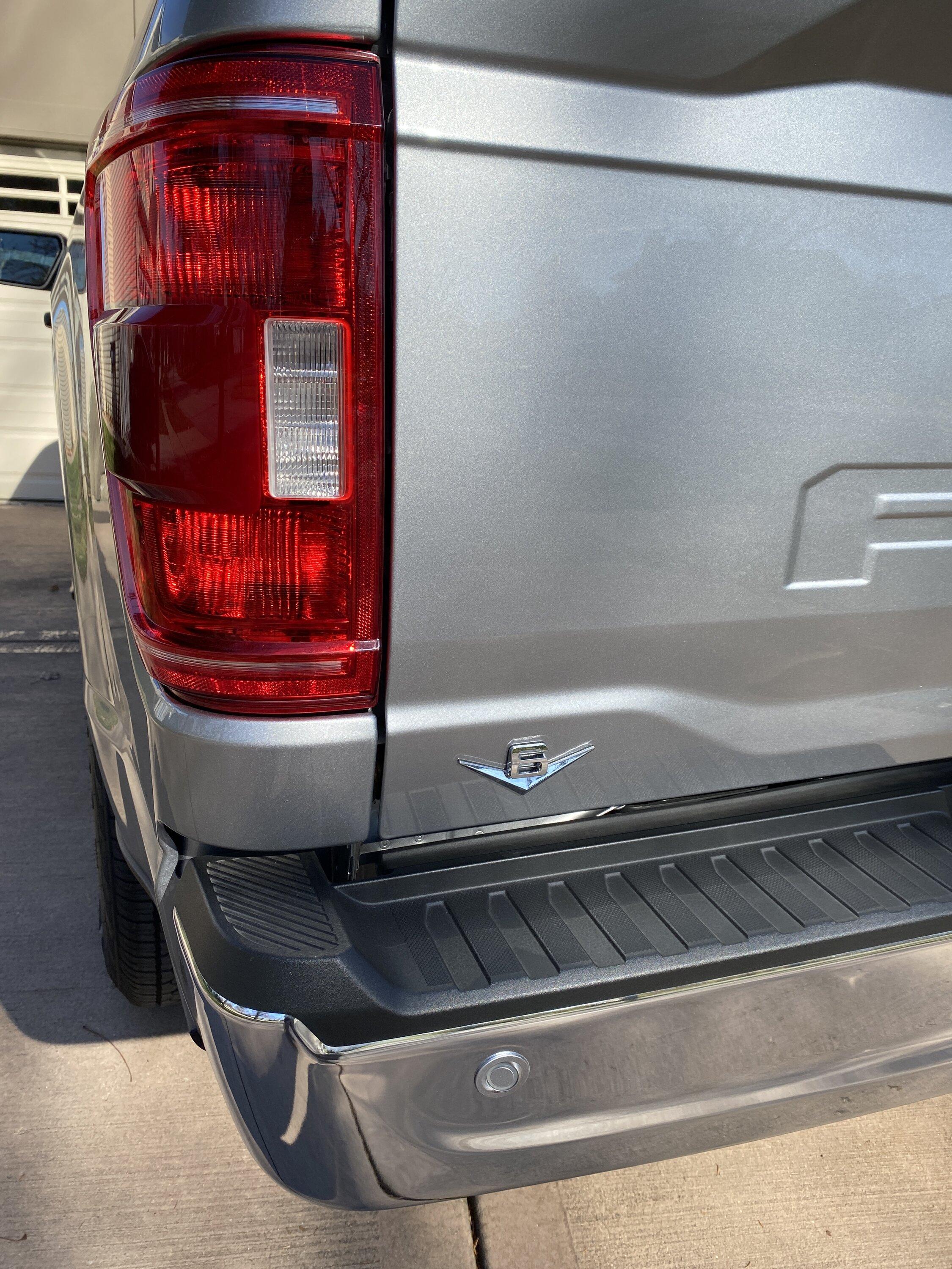 Ford F-150 "Retro" V-6 emblem for my Ecoboost! IMG_3885.JPG