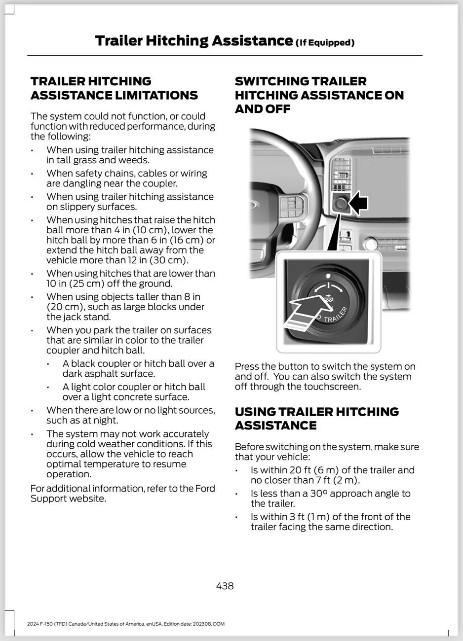 Ford F-150 Pro Trailer Hitch Assist not working IMG_3903