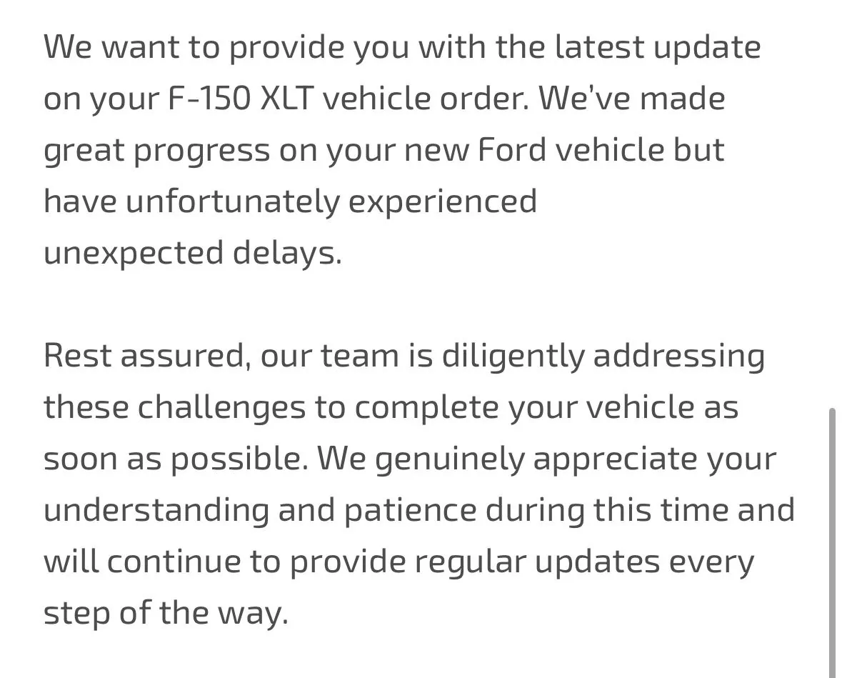 Ford F-150 Update: 2024 F-150 Job 1 Production Begins 12/18/23. Now Scheduling for Production Week 1/29/24. IMG_3927