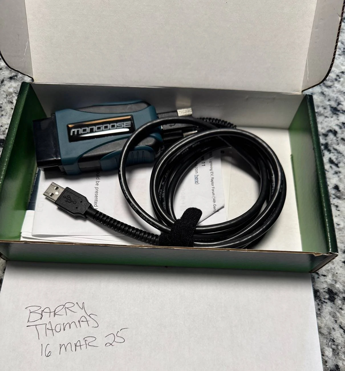 Ford F-150 Mongoose Plus Cable IMG_4078