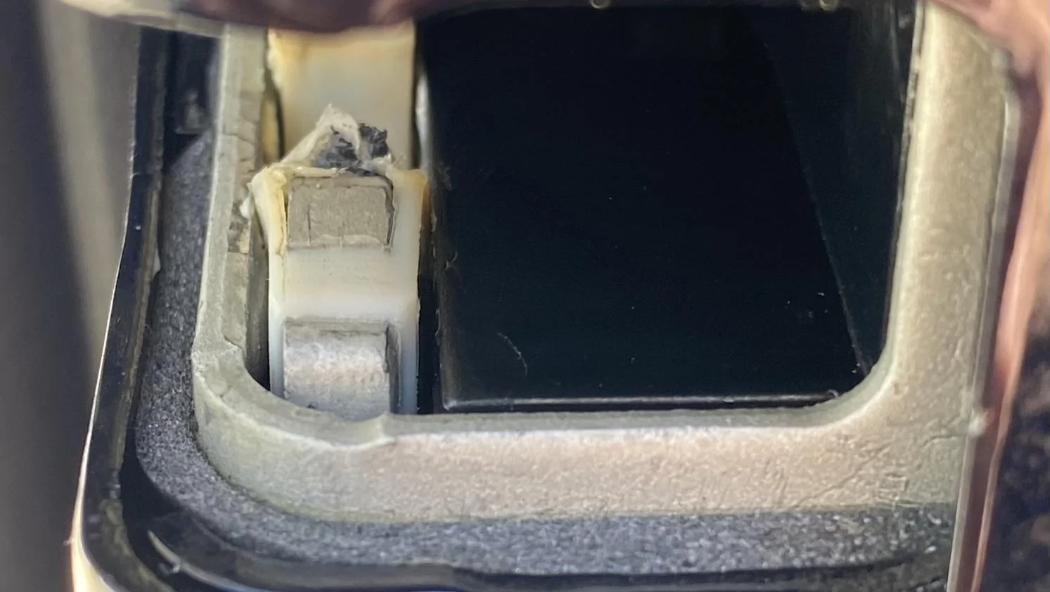 Ford F-150 Driver door rattle - could decaying latch be causing it? IMG_4153
