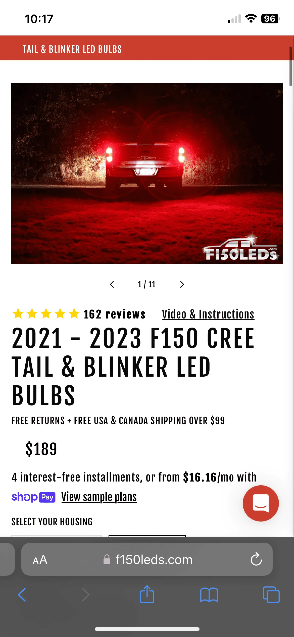 Ford F-150 F150leds.com taillight bulbs IMG_4574