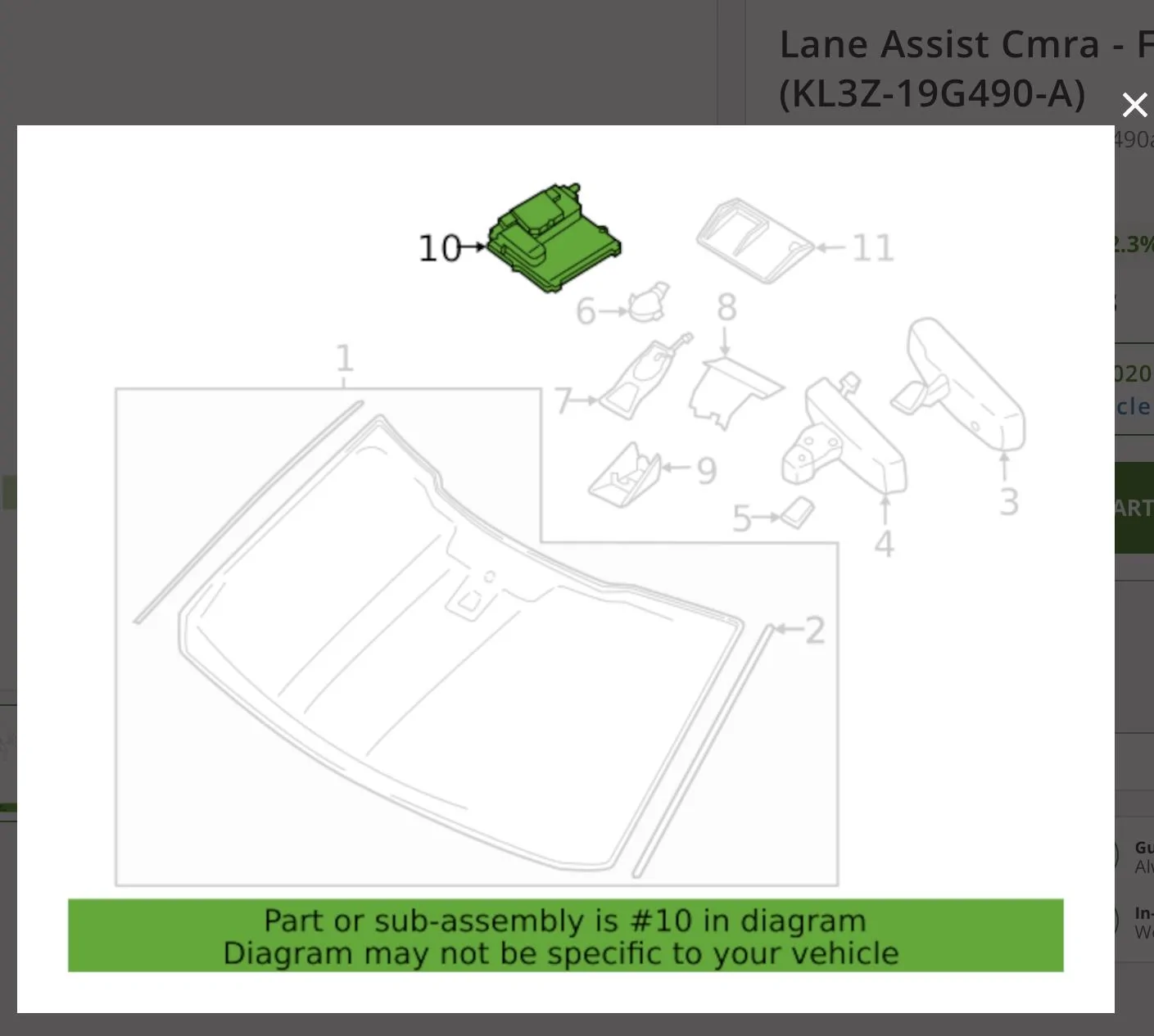 Ford F-150 Mysterious windshield feature IMG_4639