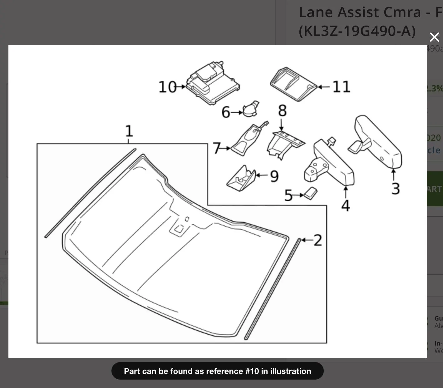 Ford F-150 Mysterious windshield feature IMG_4641