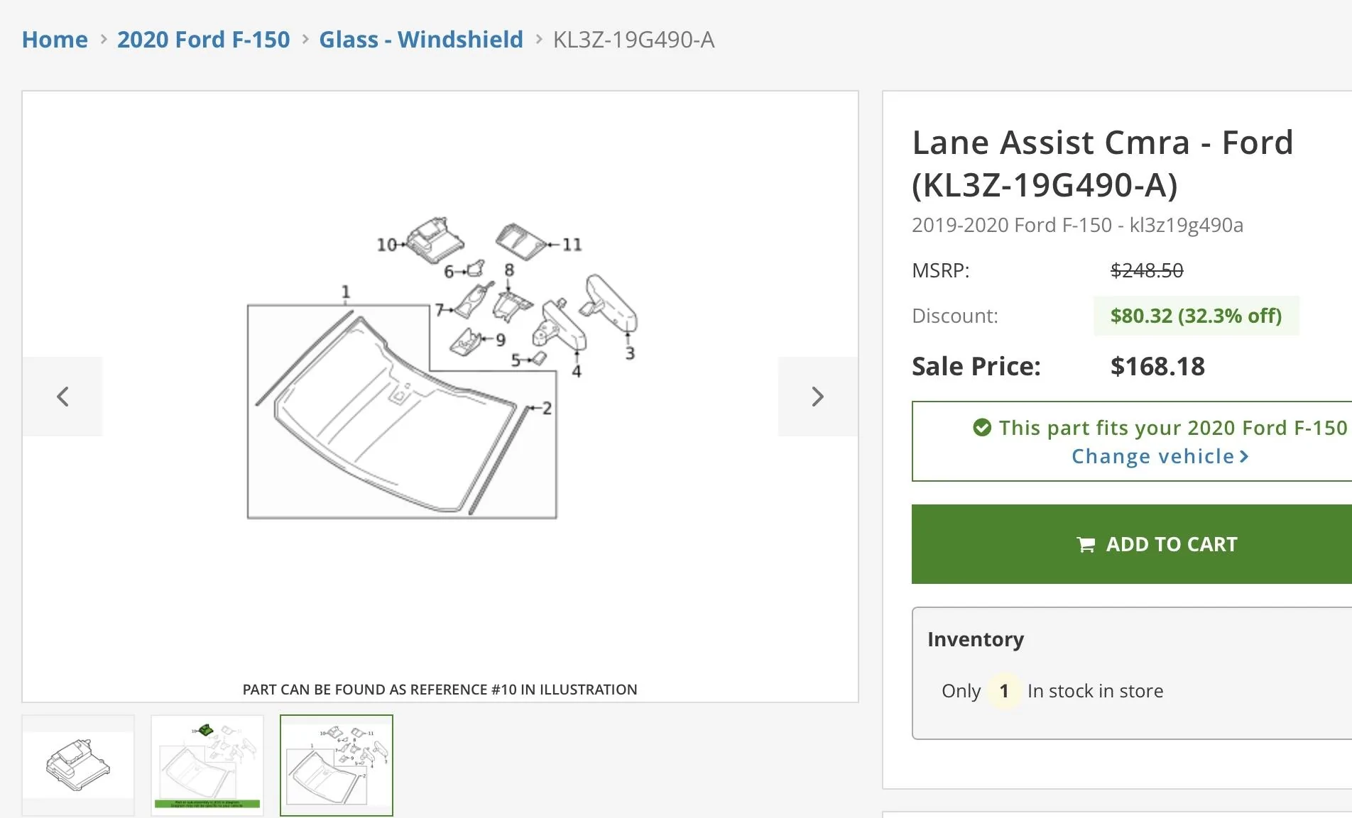 Ford F-150 Mysterious windshield feature IMG_4642