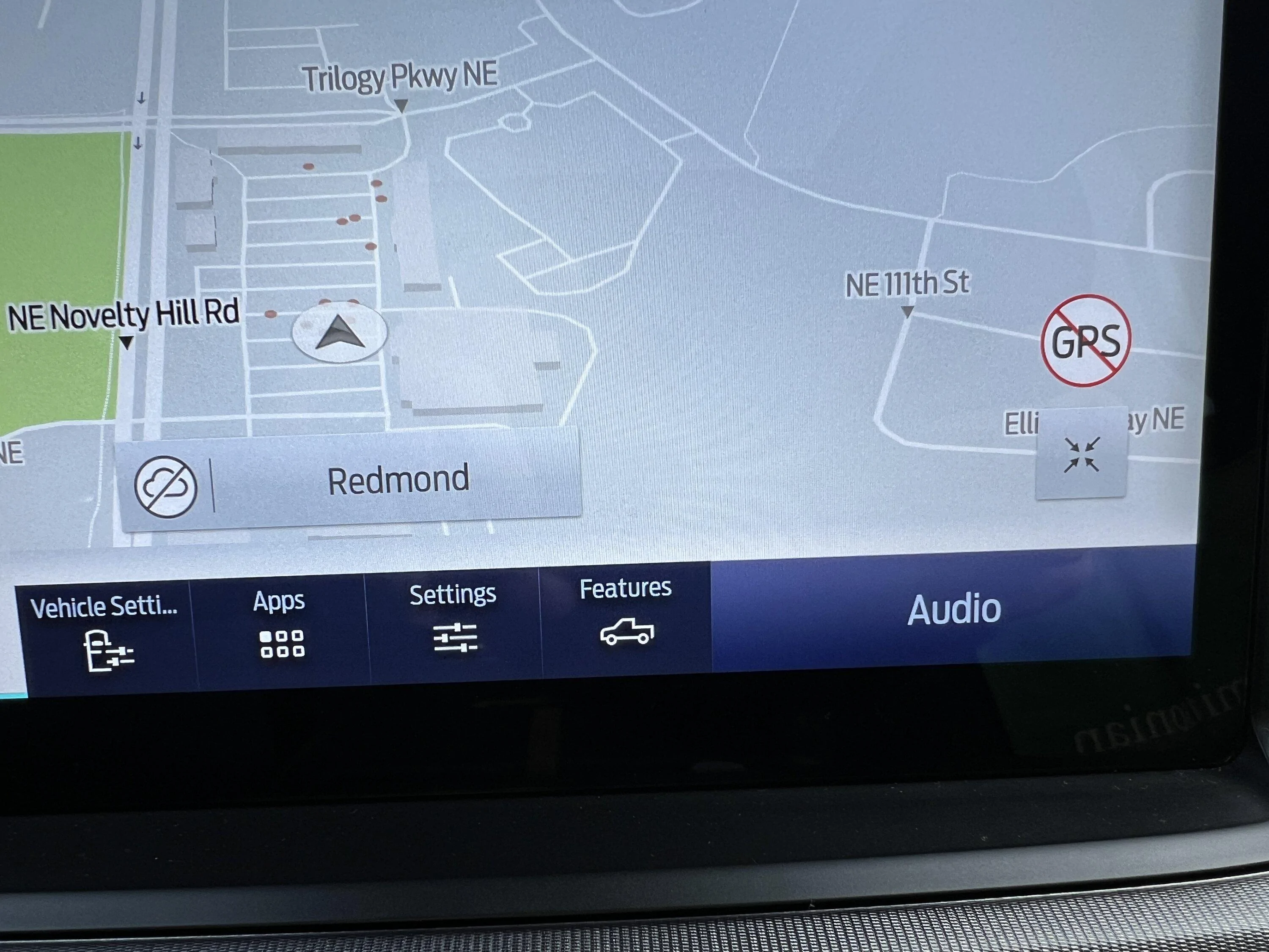 Ford F-150 What is this navigation symbol? IMG_4649