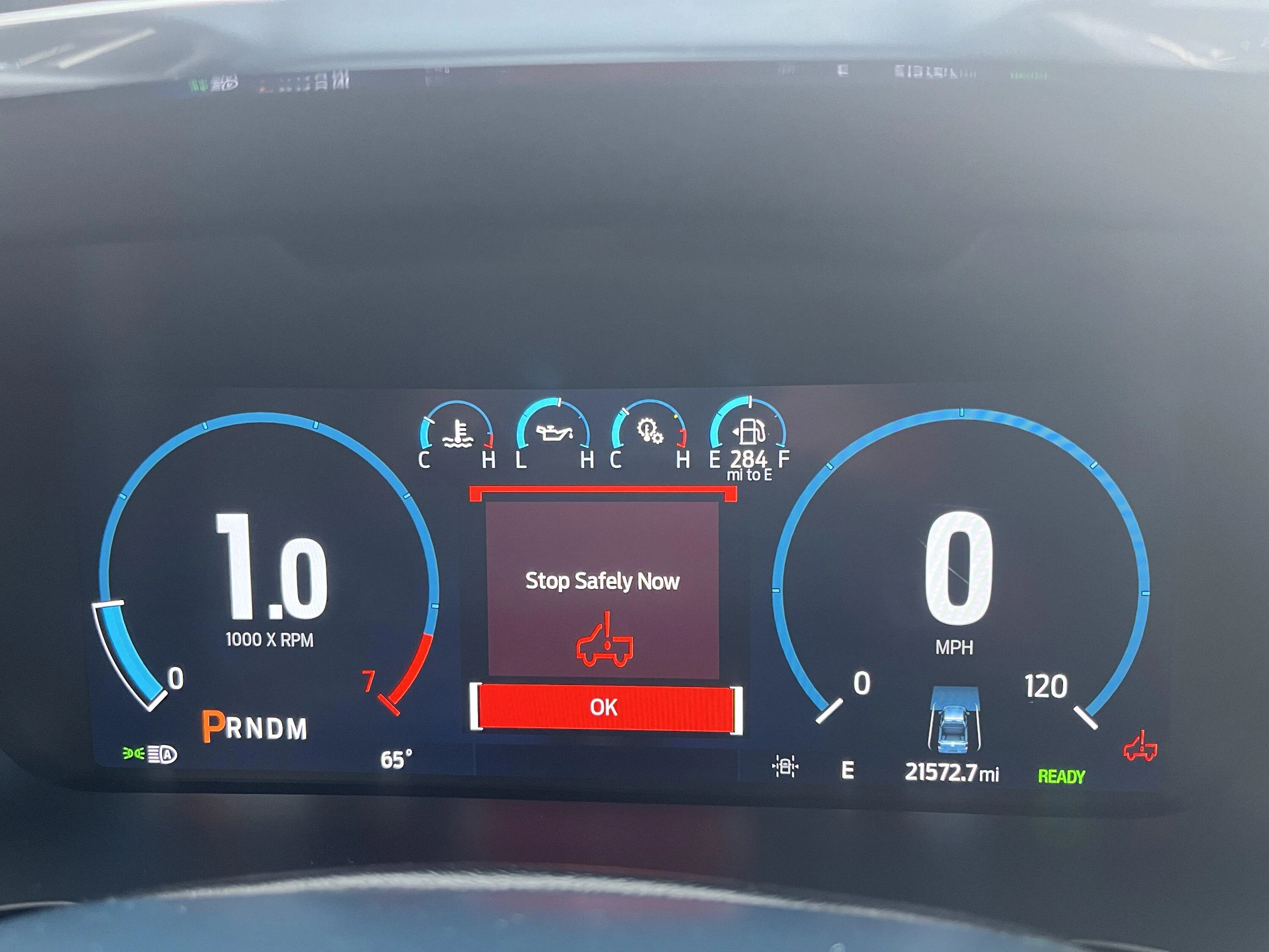 Ford F-150 On screen messages IMG_4656