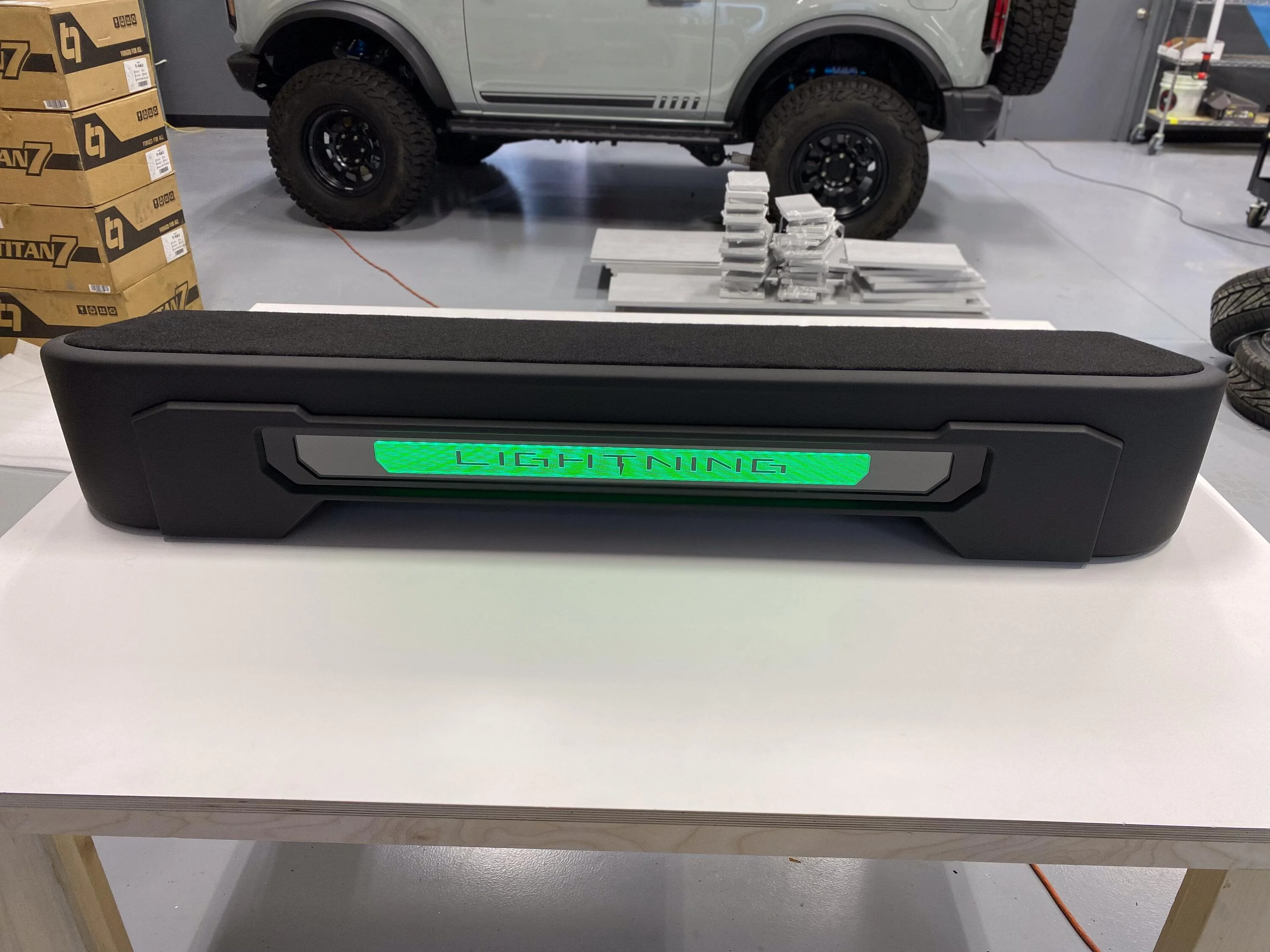 Ford F-150 New Subwoofer Enclosure Emblems IMG_4678