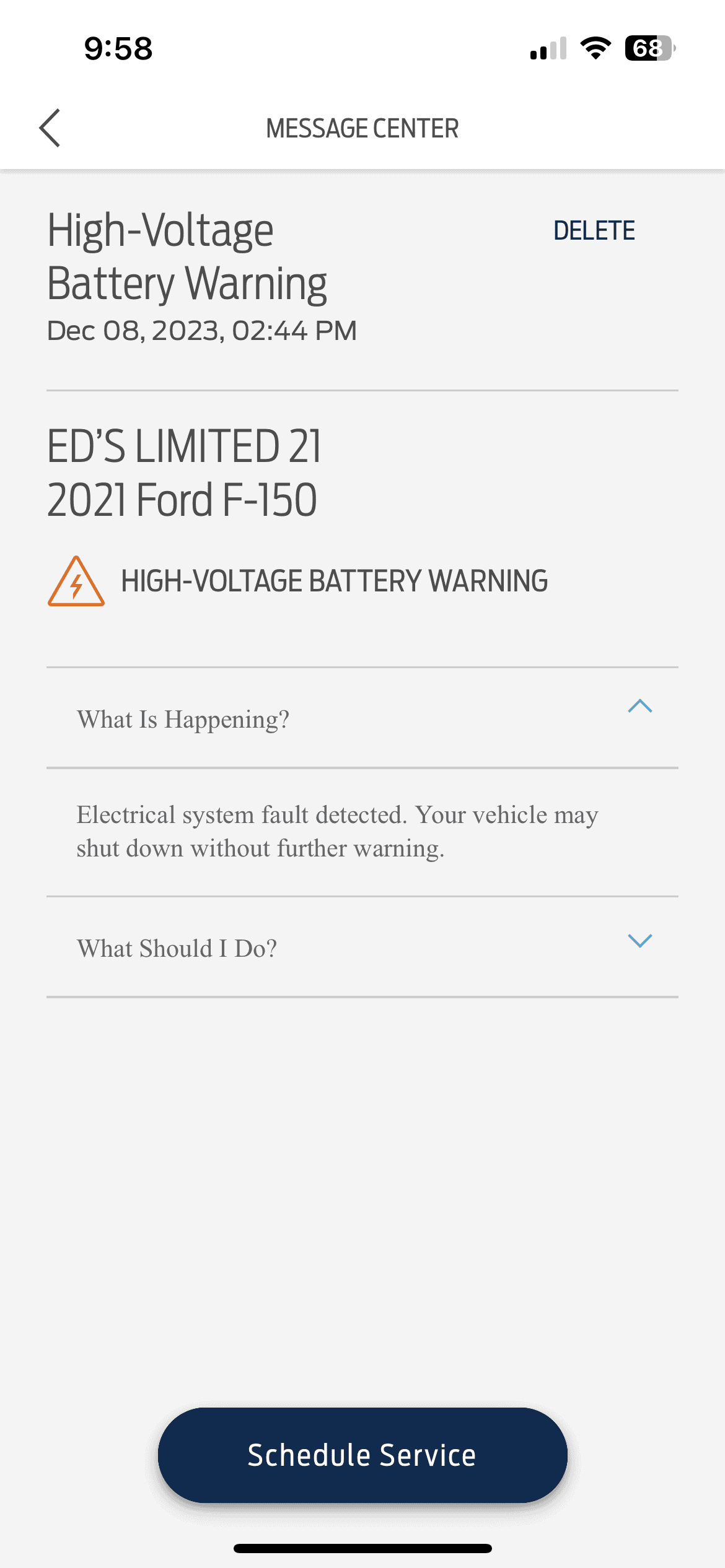 Ford F-150 On screen messages IMG_4684