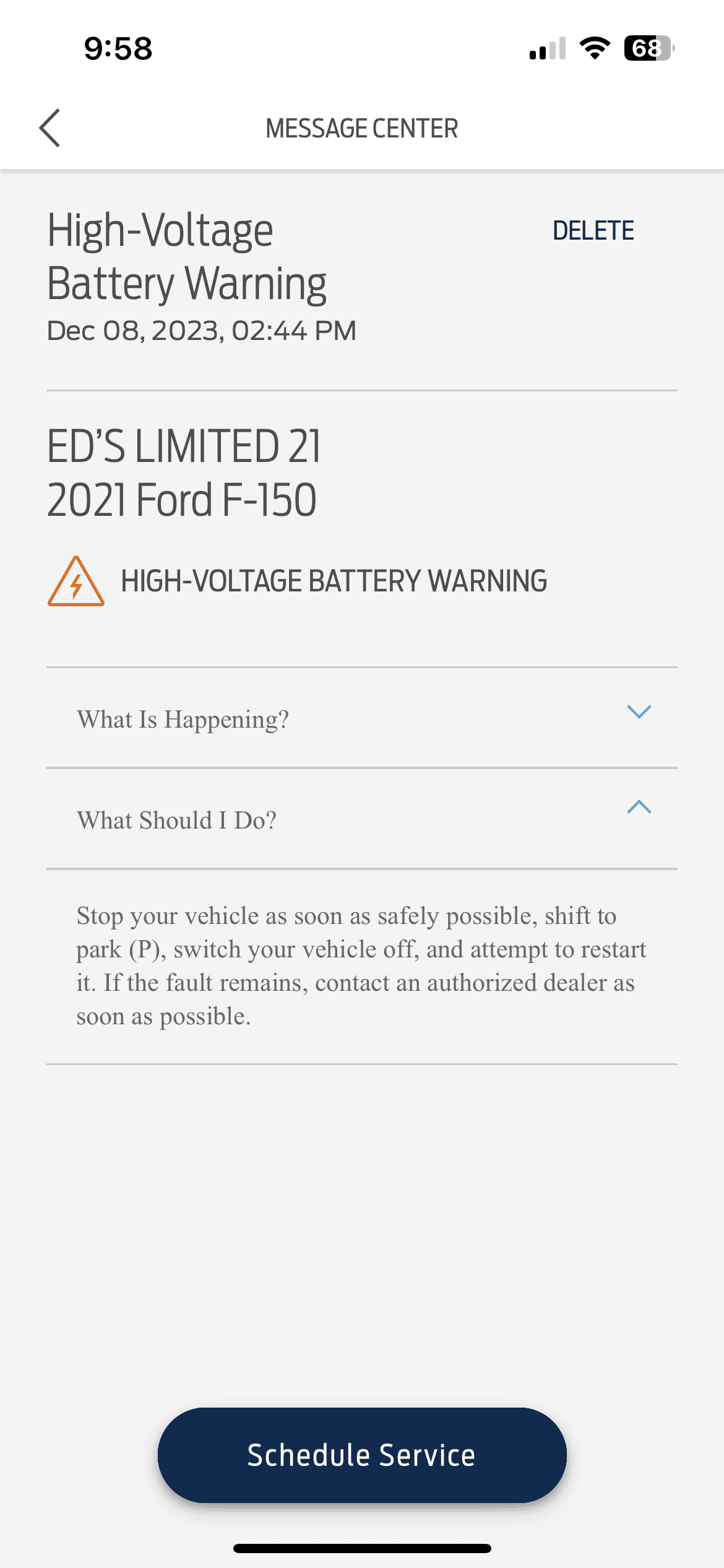 Ford F-150 On screen messages IMG_4685