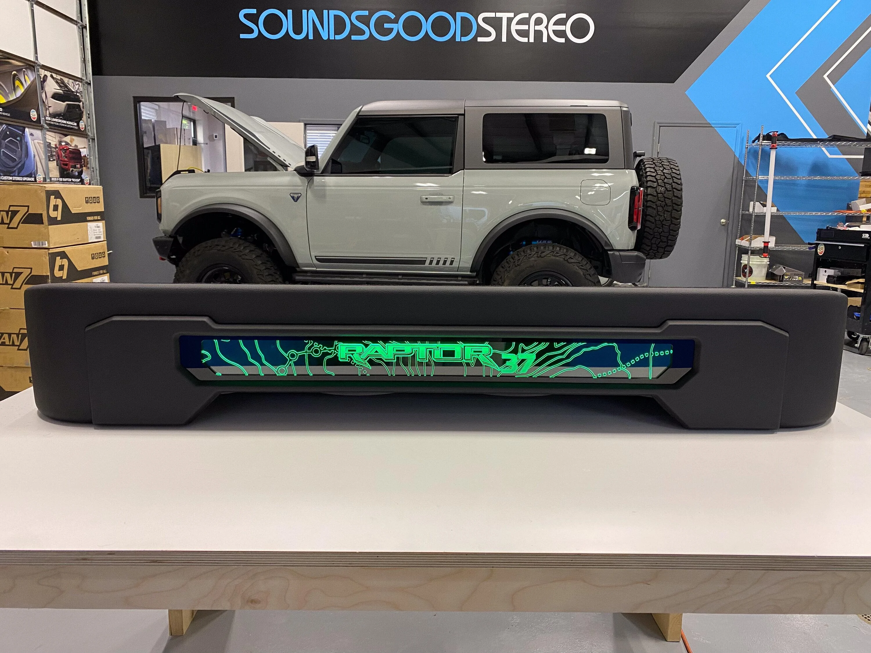 Ford F-150 New Subwoofer Enclosure Emblems IMG_4695