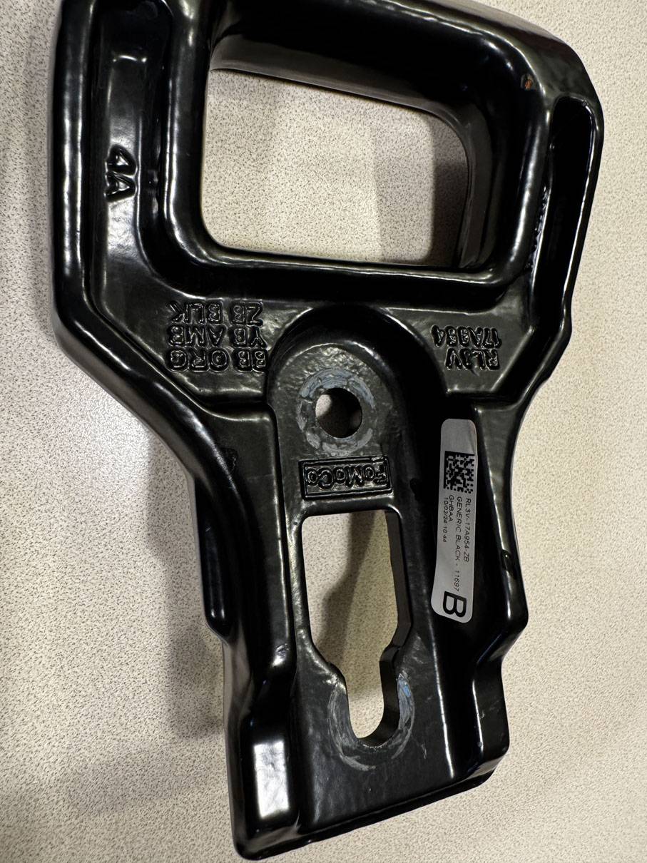 Ford F-150 FS 2024-2025 F-150 Tremor (and others) Front Tow Hooks Semi-Gloss Black IMG_4701