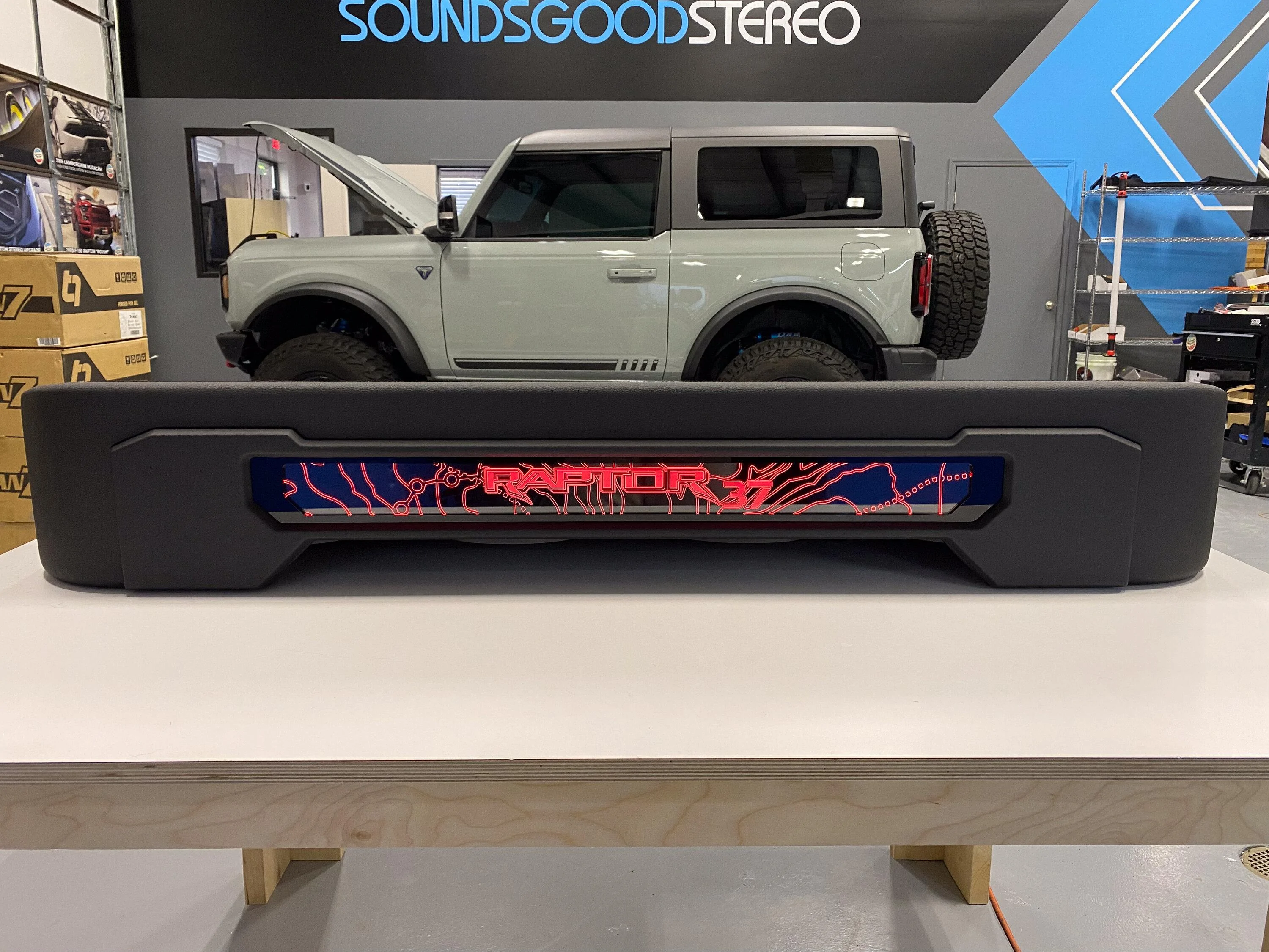 Ford F-150 New Subwoofer Enclosure Emblems IMG_4701