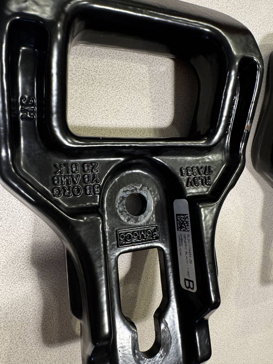 Ford F-150 FS 2024-2025 F-150 Tremor (and others) Front Tow Hooks Semi-Gloss Black IMG_4702
