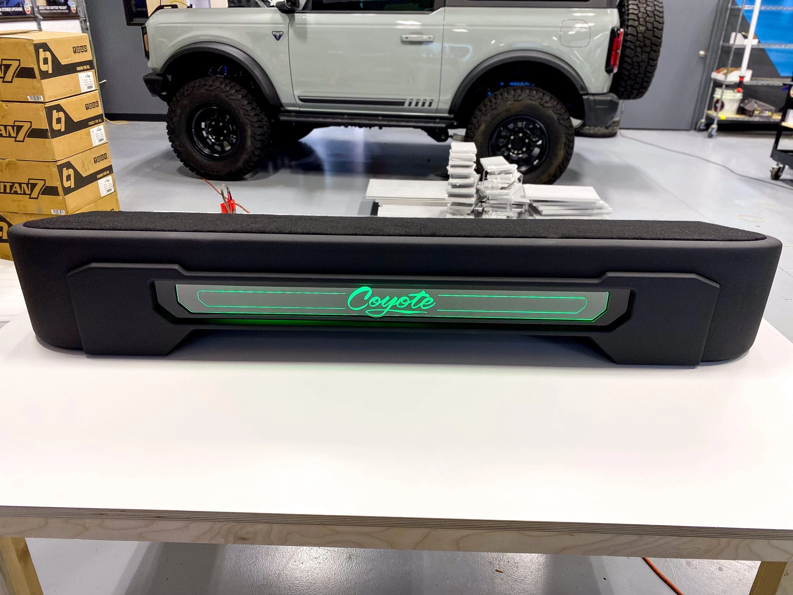 Ford F-150 New Subwoofer Enclosure Emblems IMG_4715