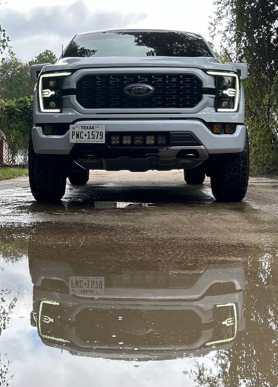 Ford F-150 Behind the grille LED pod mounts: DIY install IMG_4778