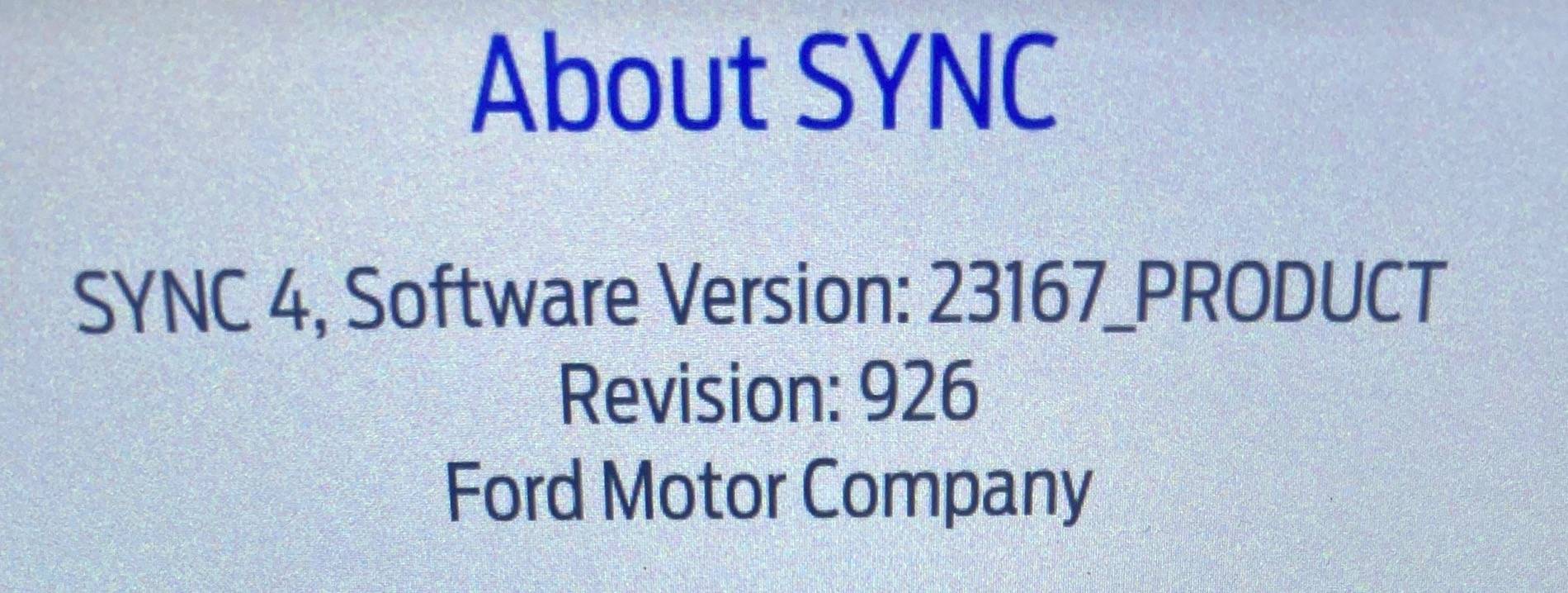 Ford F-150 2021 Owners - What is your OTA Version? IMG_4782