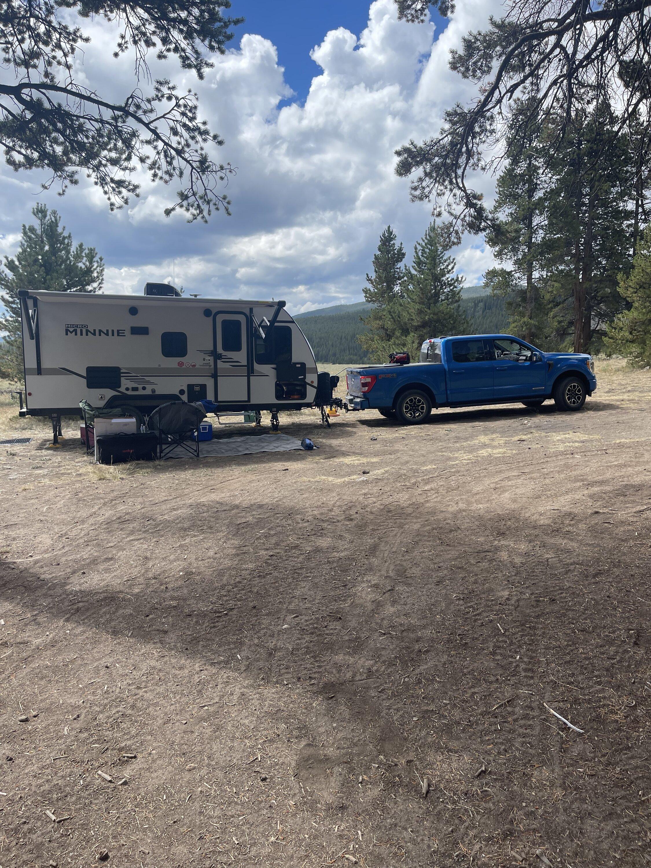 Ford F-150 Camping at Taylor Park Colorado with the Powerboost IMG_4788