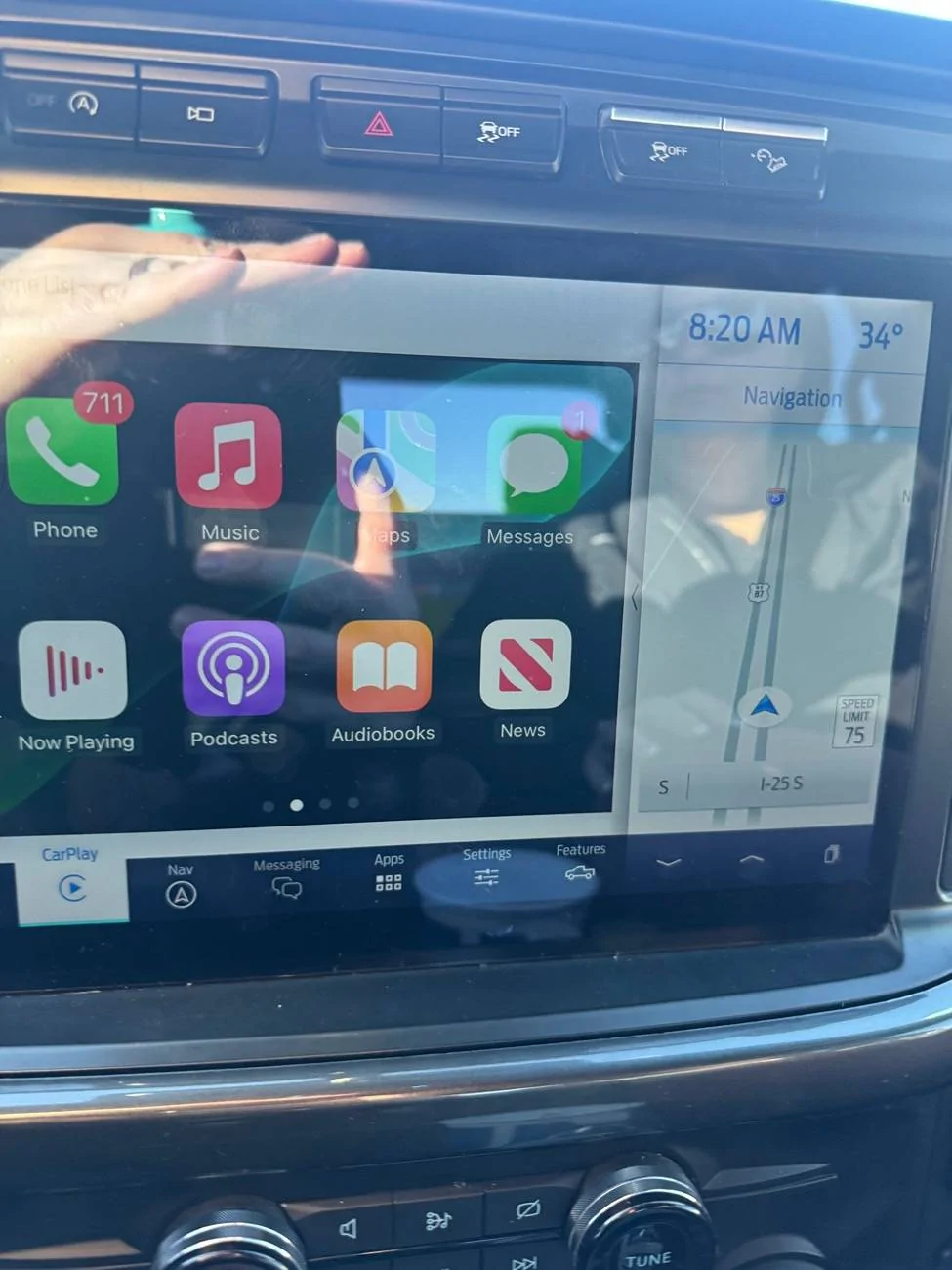 Ford F-150 12 inch screen upgrade APIM swap IMG_4793