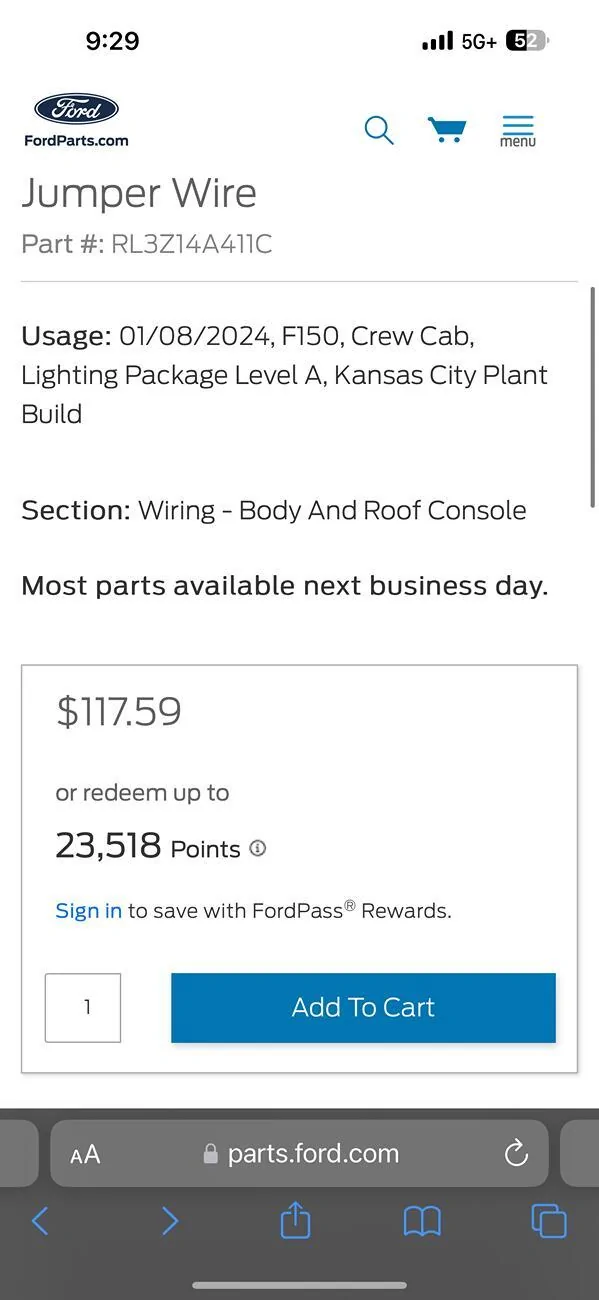 Ford F-150 Anyone install 2024 OEM LED bed lights IMG_4807