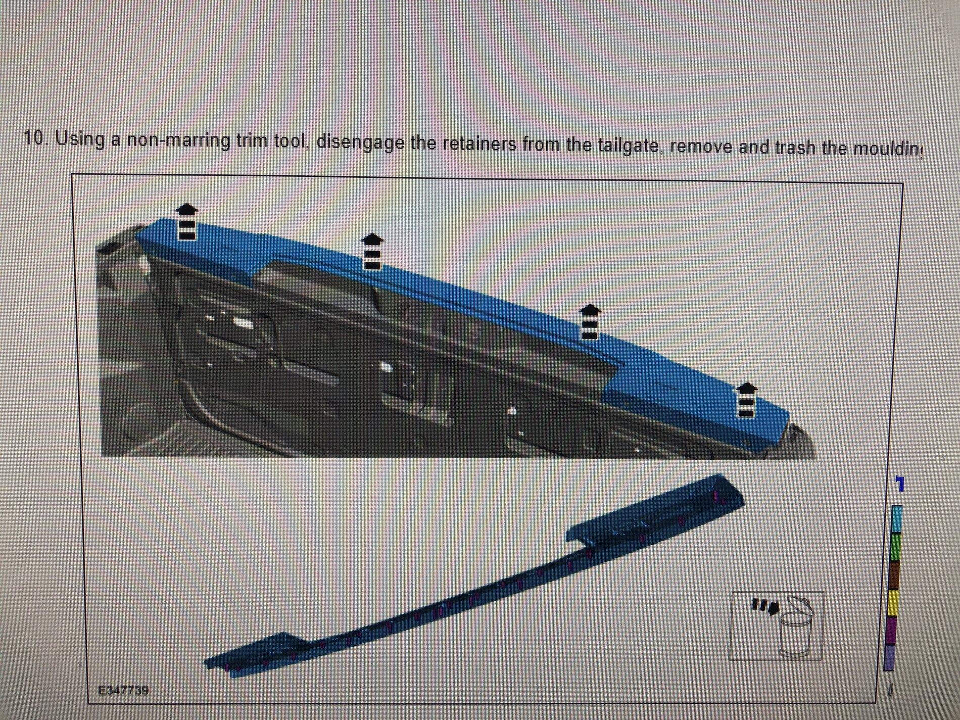 Ford F-150 Help!  Service diagrams to remove tailgate top trim IMG_4820.JPG