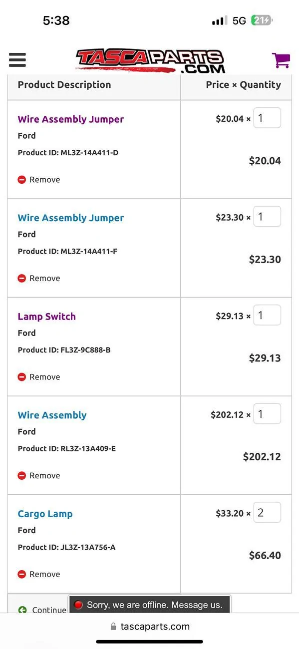 Ford F-150 Anyone install 2024 OEM LED bed lights IMG_4827