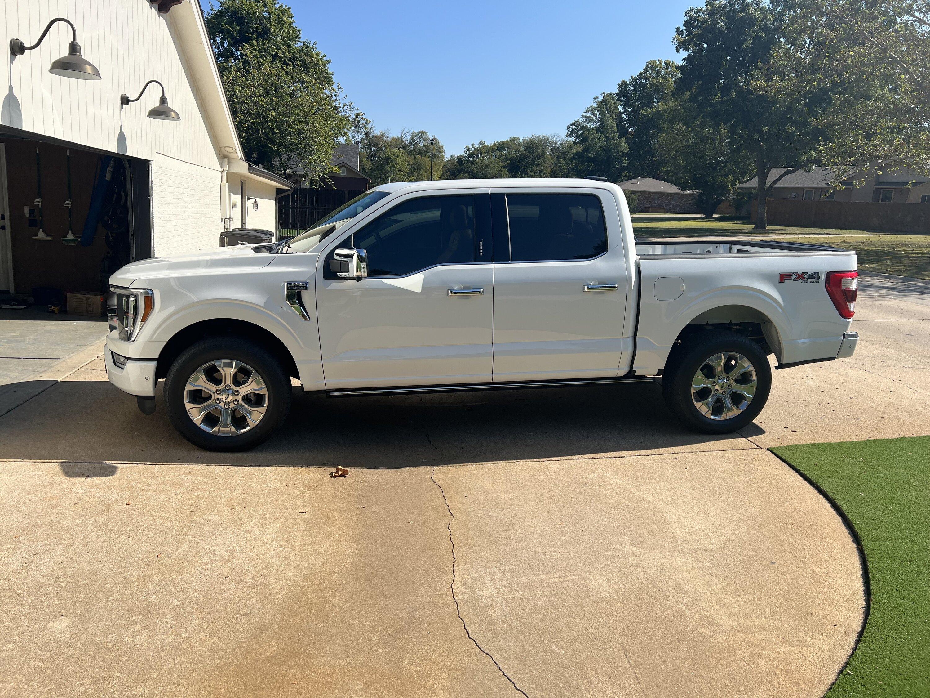 Ford F-150 2023 Platinum Emblems Chrome or Polished? IMG_4941
