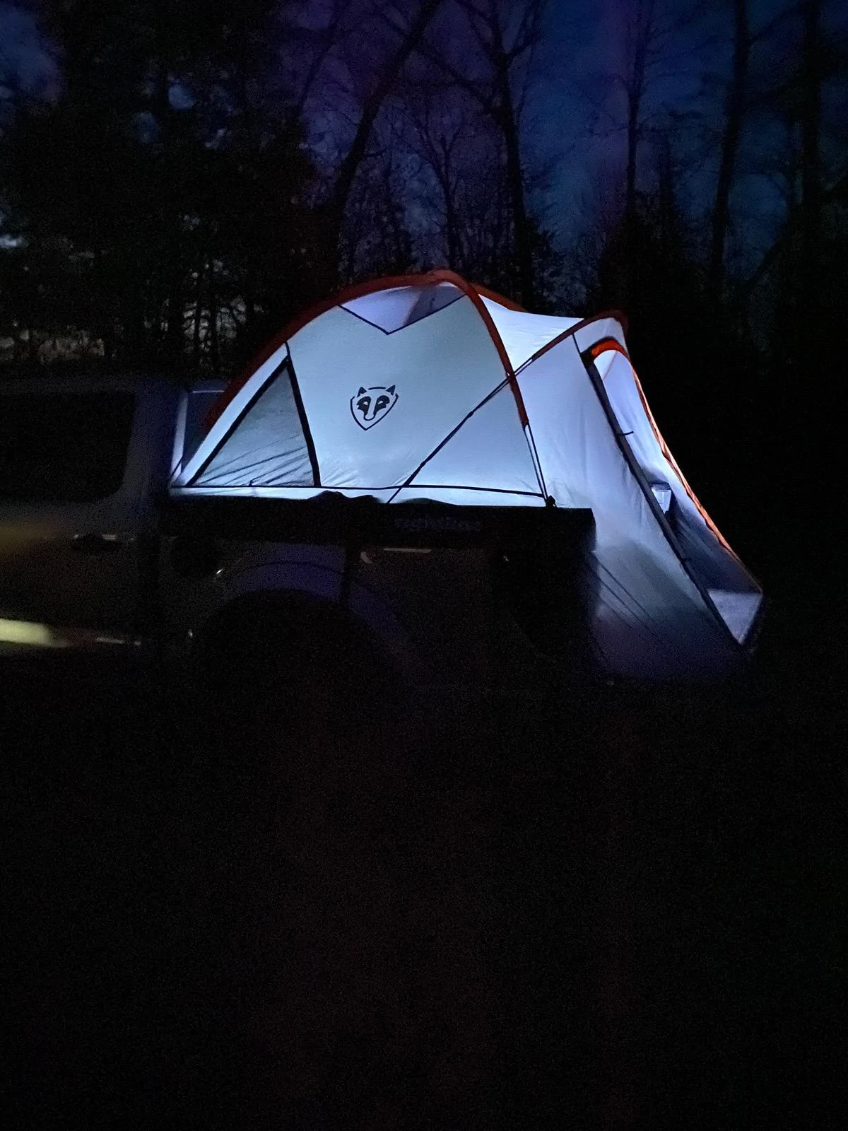 Ford F-150 Camping with Rightline 5.5’ truck bed tent on my 2021 F-150 IMG_4964
