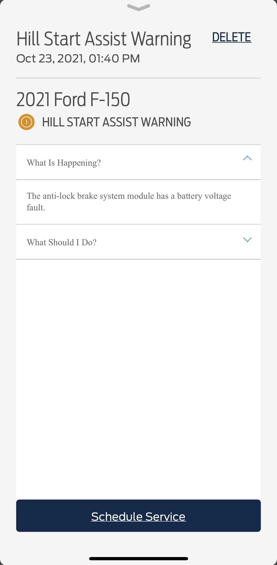 Ford F-150 2021 F150 Auto Hold function failing IMG_4973