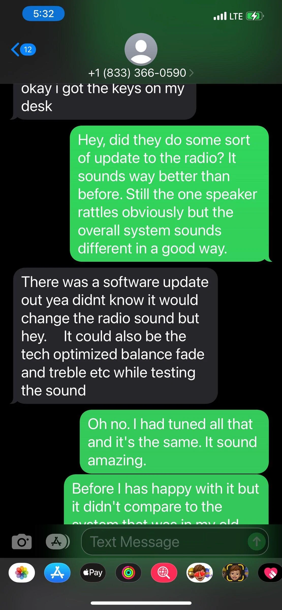 Ford F-150 2021 B&O Unleashed Software Update massively improved sound quality - super happy. IMG_5005