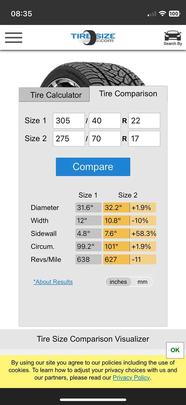 Ford F-150 Street Truck, RCSB XL folks...Anyone running wider tires on the stock rims? Pics? IMG_5017