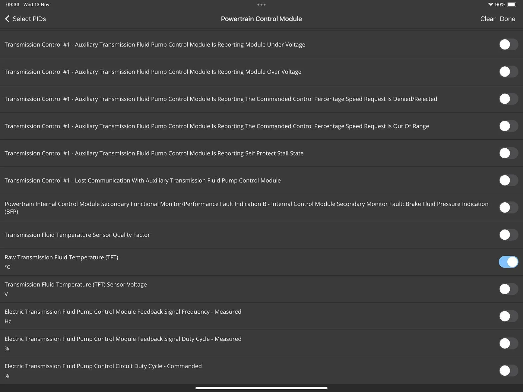 Ford F-150 OBDII  android apps IMG_5111