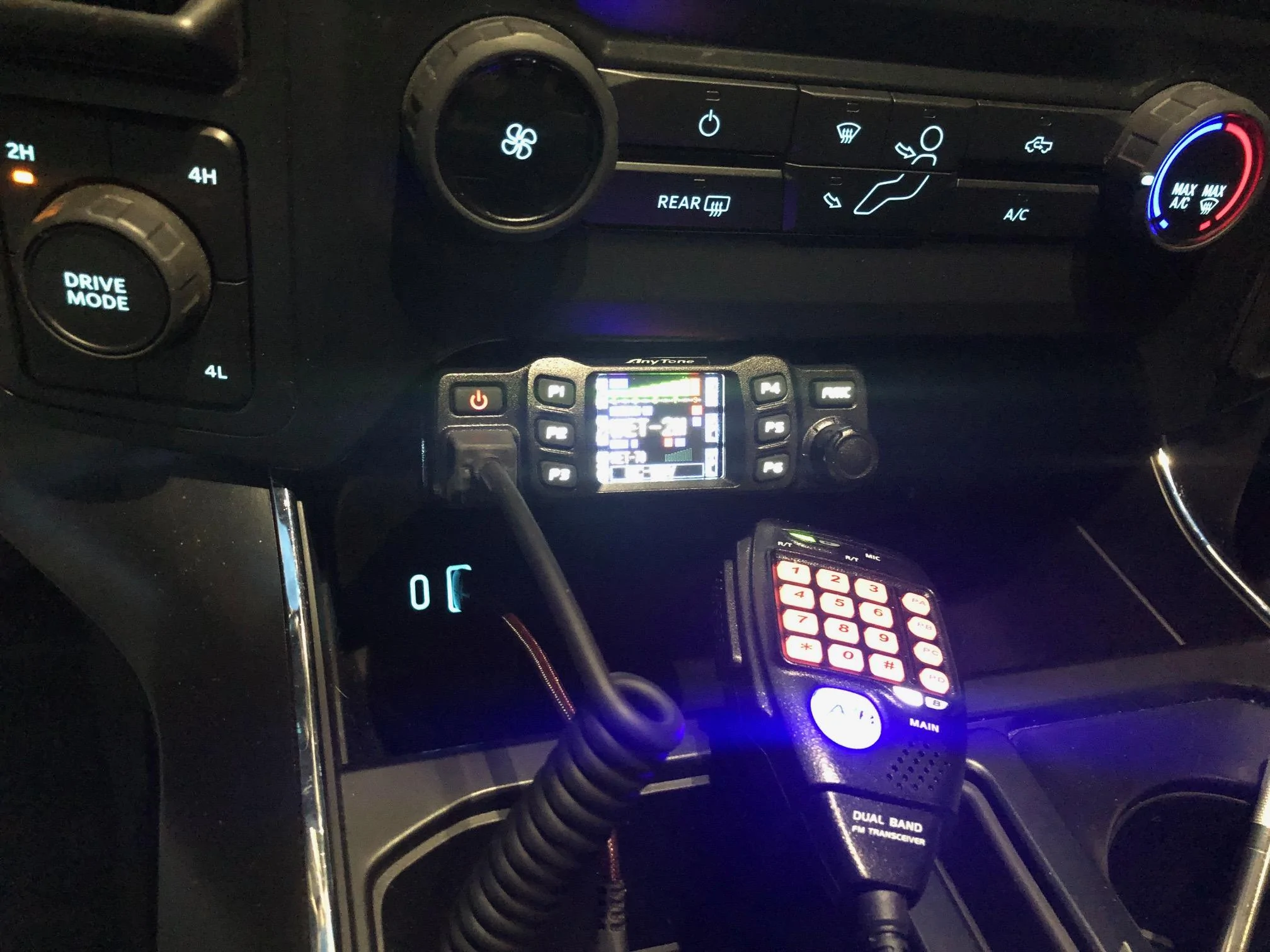 Ford F-150 Mounted my 2M/ 70CM radio head IMG_5118