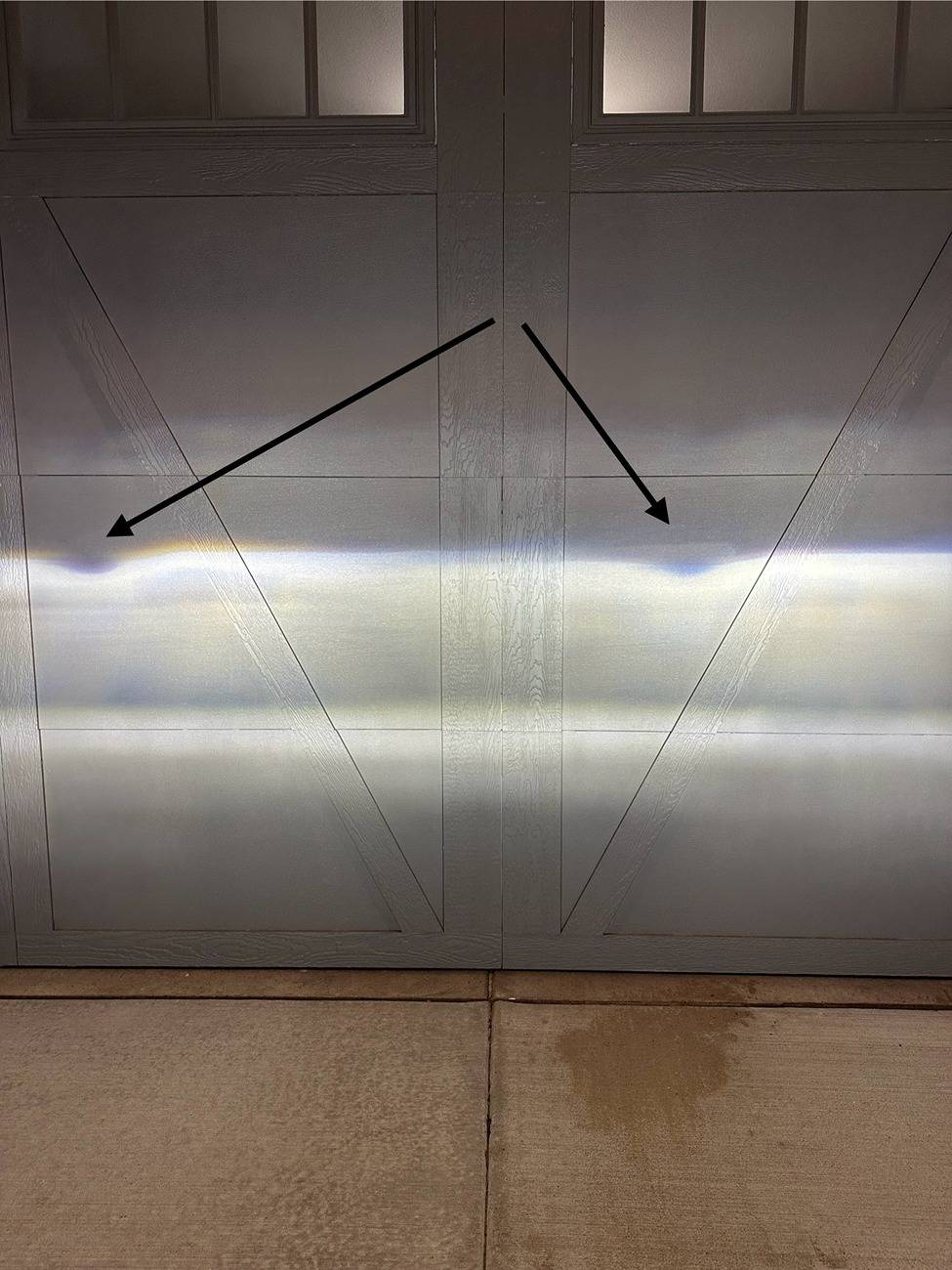 Ford F-150 Headlight pattern after collision repair IMG_5254