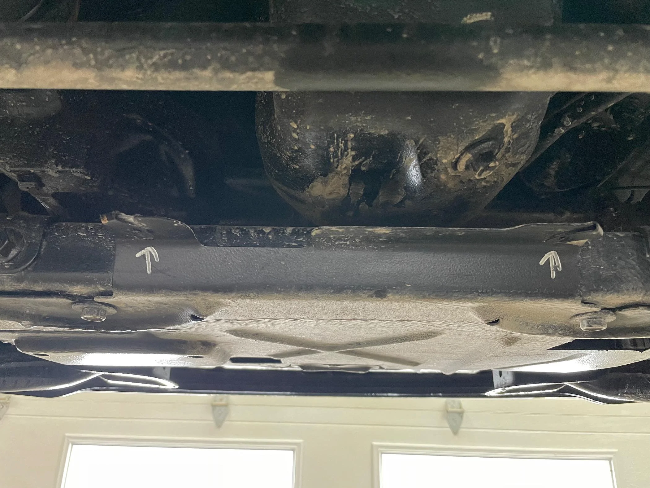 Ford F-150 Factory catalytic converter protection IMG_5261