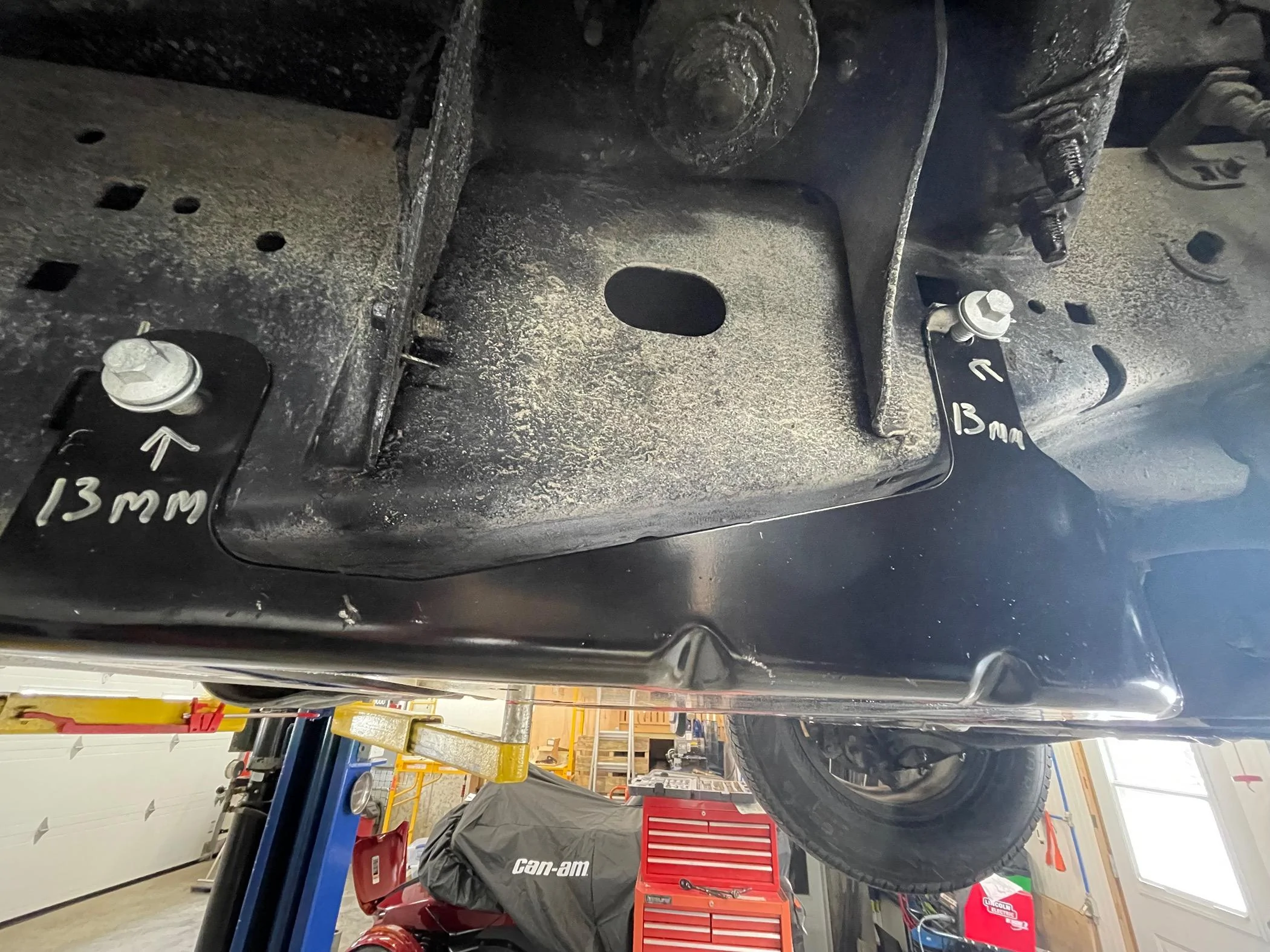 Ford F-150 Factory catalytic converter protection IMG_5270