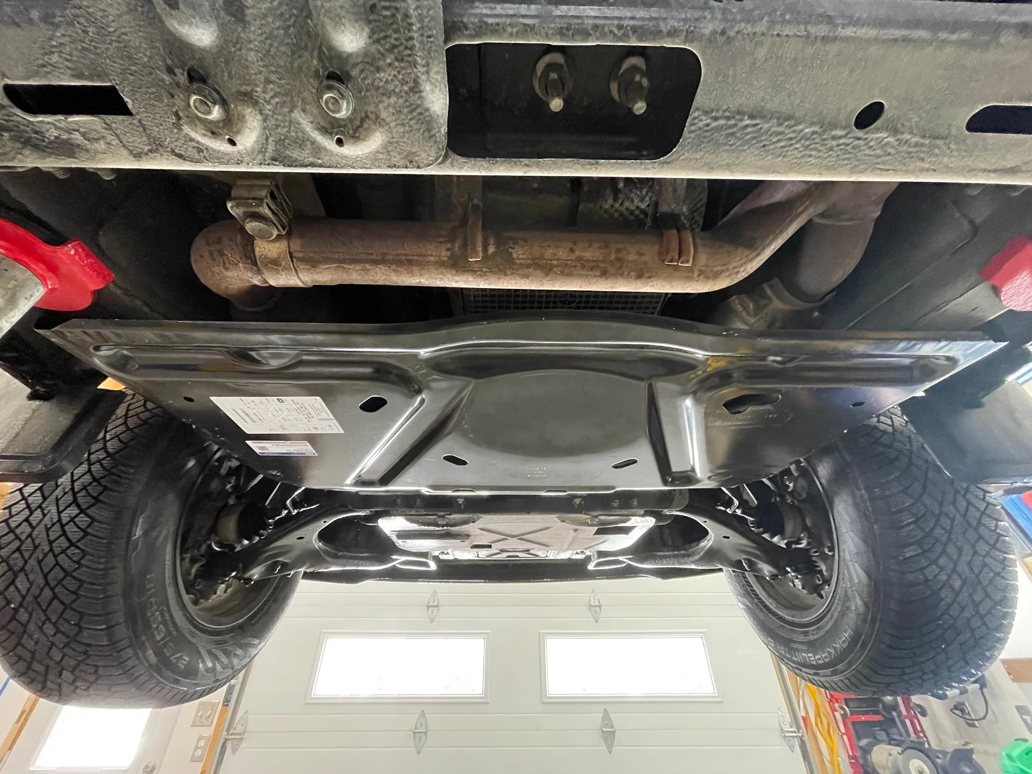 Ford F-150 Factory catalytic converter protection IMG_5276