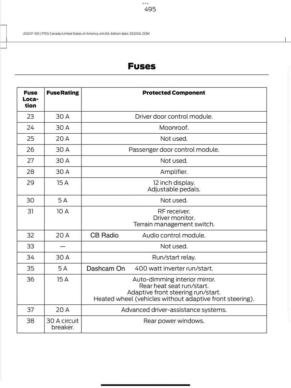 Ford F-150 Black radio screen IMG_5325