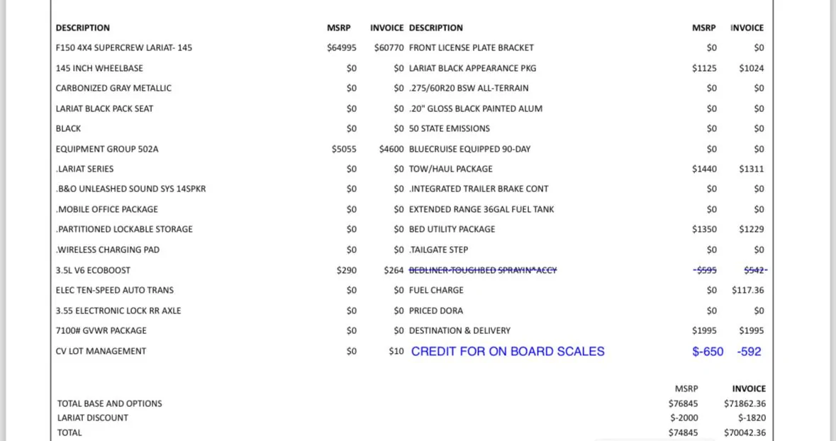 Ford F-150 2024 Lariat Black Appearance Package Orders IMG_5467