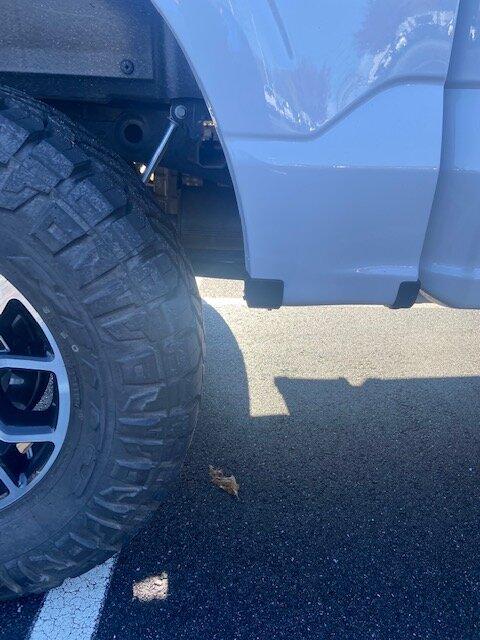 Ford F-150 Swapping out Rear Wheel Stone Deflector... IMG_5545