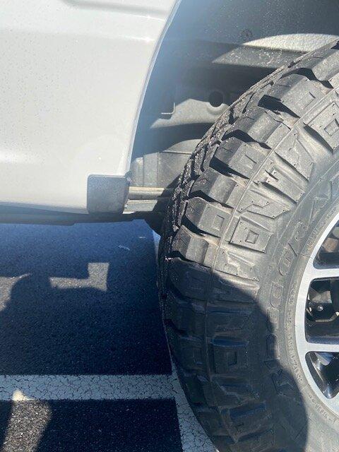 Ford F-150 Swapping out Rear Wheel Stone Deflector... IMG_5546